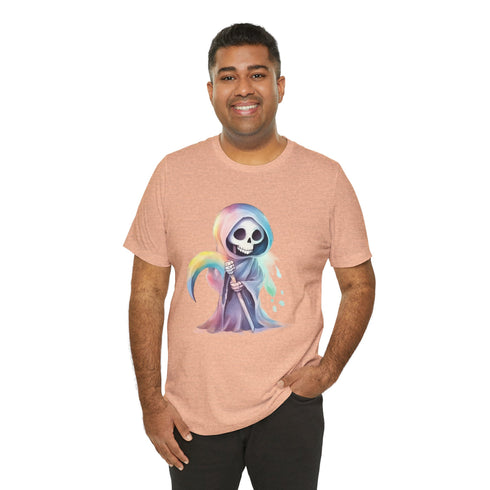 Cute Colorful Reaper - Short Sleeve Tee